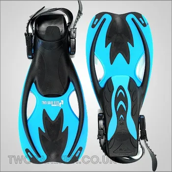 Plovací pás Dětské ploutve Two Bare Feet tyrkysové, Velikosti L/XL 32-37