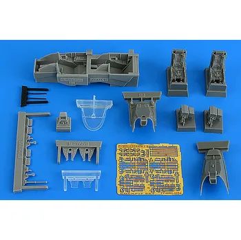 Plastikový model Aires 1/48 Rafale B - late cocpkit set (HOBBYB)