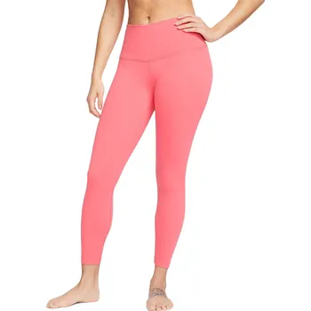 Dámské legíny Dámské kompresní 7/8 legíny s vysokým pasem Nike W NY DF HR YOGA 7/8 TGHT W růžové DM7023-894 - M | UK 7,5 | US 10