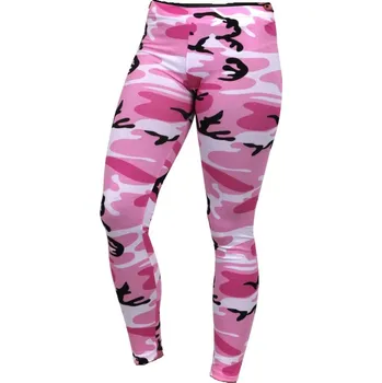 Dámské legíny Legíny maskáčové RŮŽOVÉ PINK CAMO