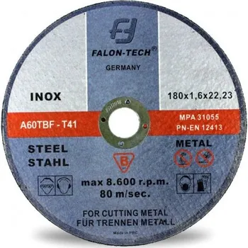 Řezný kotouč Řezný kotouč na kov 180 x 1.6 x 22.2 mm FTMC18016