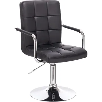 Křeslo Otočné křeslo ekokůže černé