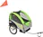 Vozík za kolo pro děti do 30 kg, šedý/zelený