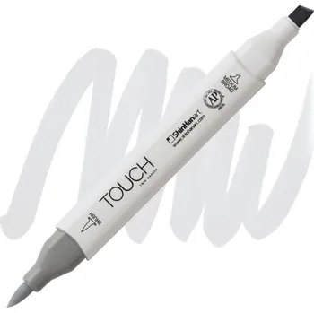 Lihová fixa TOUCH oboustranná Brush & Chisel, CG0.5 Cool grey