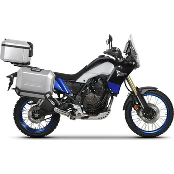 Motodoplněk Kompletní sada hliníkových kufrů SHAD TERRA, 37L topcase 36L/47L boční kufry, včetně montážní sady a plotny SHAD YAMAHA Tenere 700 XTZ690
