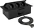 Design Light Kombi Box výklopná zásuvka s kabelem 1,5 m, černá