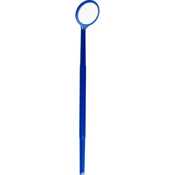 Wellsamed dentální zrcátko úzká rukojeť - MODRÉ