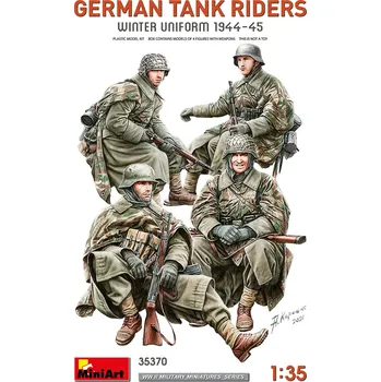 Plastikový model 1/35 German Tank Riders, Winter Uniform (4 fig.)