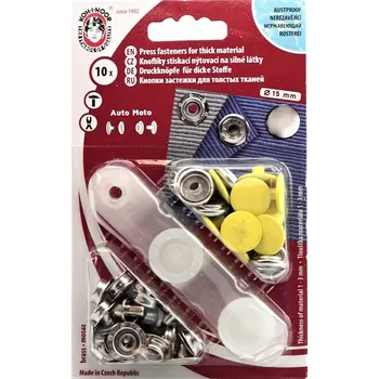 Nýt Kohinoor Druky kovové 15 mm, kanárkově žluté