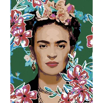 Diamantové malování Diamondi Frida Kahlo I bez rámu 40 x 50 cm
