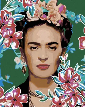 Diamantové malování Diamondi Frida Kahlo I bez rámu 40 x 50 cm