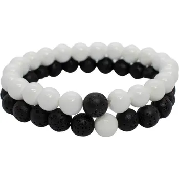 Souprava šperků Sada náramků láva a lastura