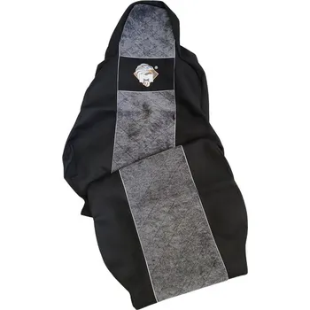 Potah sedadla Autopotahy textilní pro MAN TGX/S/M/L od 2020, černo-šedá barva (č. 154)