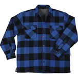 Košile dřevorubecká zateplená kostkovaná MODRÁ