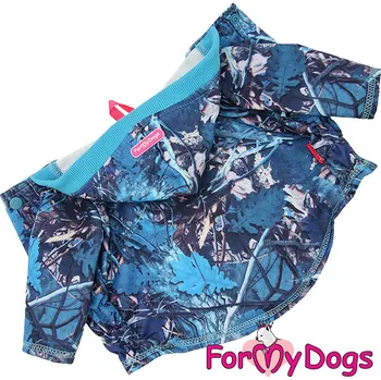 Obleček pro psa FOR MY DOGS mikina BLUE, modrá Velikost: 14/M