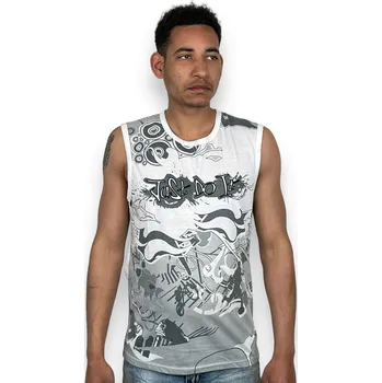 Tingba Pánské bílé tílko 01 Barva: Bílá, Velikost: L