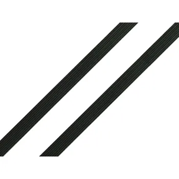 Textilní guma Pega Pruženka prádlová šíře 4 mm, délka 5 m barva: černá