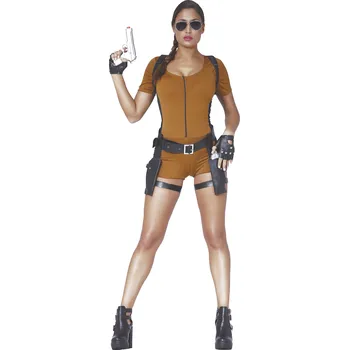 Karnevalový kostým Guirca Kostým Lara Croft Velikost - dospělý: L-XL