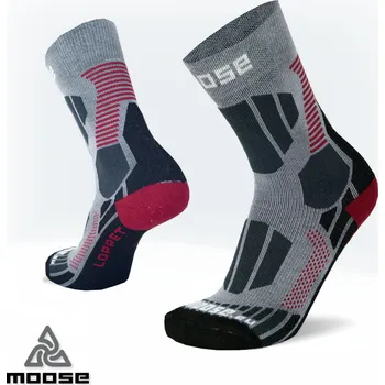 LOPPET běžkařské merino ponožky Moose