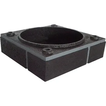 Komín Prstenec komínu PRO Finish® 380x380x100mm černý