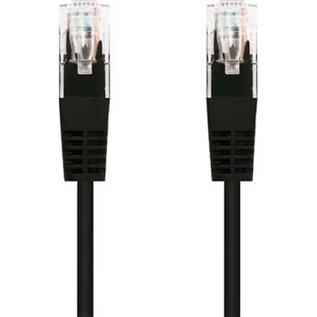 Síťový kabel Kabel C-TECH patchcord Cat5e, UTP, černý, 0,25m