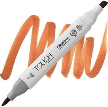 Lihová fixa TOUCH oboustranná Brush & Chisel, YR21 Terra cotta