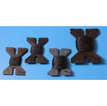 RC náhradní díl Krick Modelltechnik Krick Lanoví černé 0.50mm 10m - KR-61891