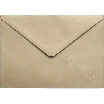 Obálka Kraftová dopisní obálka C6, tmavě béžová 120g/m2