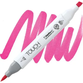 Lihová fixa TOUCH oboustranná Brush & Chisel, F125 Fluorescent rose