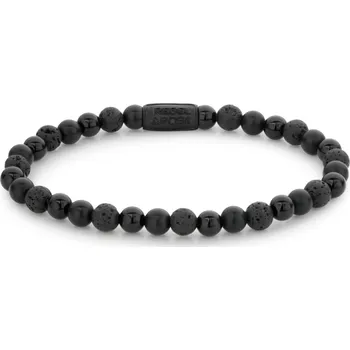 Náramek REBEL & ROSE náramek Black Rocks RR-60088-B-L