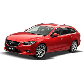 Nosič kol Příčníky Modula Oval Bar Open Rail Alu Mazda 6 Combi 2013- s podélníky