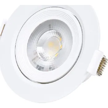 Žárovka ECOLITE LED-DLR-5W/2700 Zápustné bodové LED osvětlení BARI, 5W, 500lm, teplá bílá, kulaté