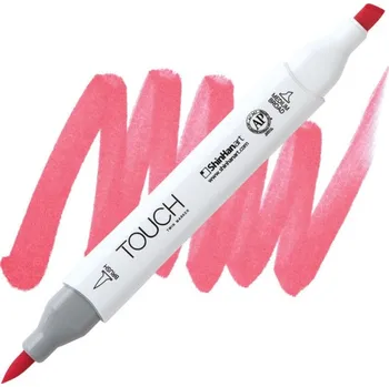 Lihová fixa TOUCH oboustranná Brush & Chisel, R13 Scarlet