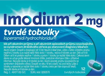 Lék na průjem Imodium 2 mg