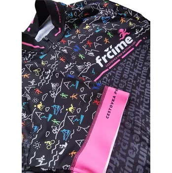 cyklistický dres Nanosilver Cyklistický dres FRČÍME Barva: Růžová XL