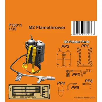 Plastikový model 1/35 M2 Flamethrower (3D-Print)