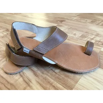 Dámské sandále OK bare Barefoot sandály DIONE BF A109 kožené hnědé Velikost: 37