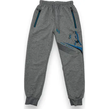 Sezon Chapecké šedé tepláky s manžetou 05 Barva: Šedá, Velikost: 140