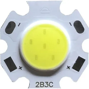 Polovodič COB LED Dioda 3W, průměr 20mm Modrá