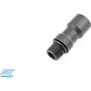 Airsoft Maple Leaf ML CNC hliníkové prodloužení vnější hlavně, 2" (50 mm) - Černá