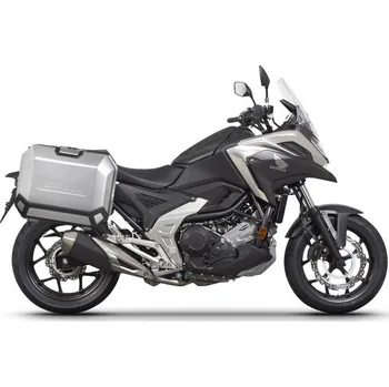 Zavazadlo na motocykl Kompletní sada bočních hliníkových kufrů SHAD TERRA 47L/47L, včetně montážní sady SHAD HONDA NC 750 X 2021-