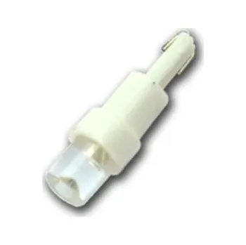 Autožárovka T5, 5mm LED propadlé čelo - Bílá