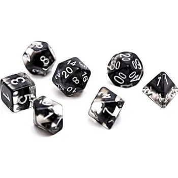 Příslušenství k deskovým hrám Sada kostek Gate Keeper Games Neutron Dice - Smoke 7-Dice Set