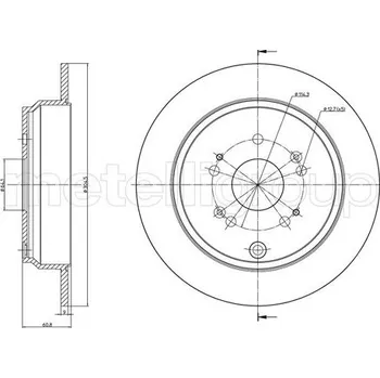 Brzdový kotouč Brzdový kotouč METELLI 23-1135C