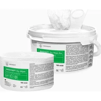 Dezinfekce zásobník MEDISEPT Dry Wipes Box s rolí utěrek, 100 ks varianta: náhradní role utěrek, 100 ks