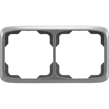 vypínač Dvojrámeček ABB 3901A-B20 S2 Tango šedý