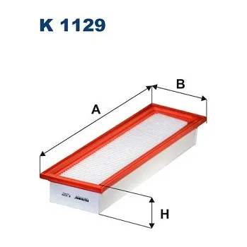 Kabinový filtr Filtr, vzduch v interiéru FILTRON K 1129