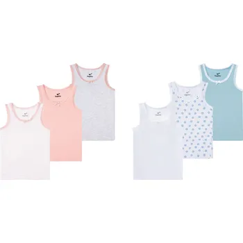 lupilu® Dívčí košilka s BIO bavlnou, 3 kusy