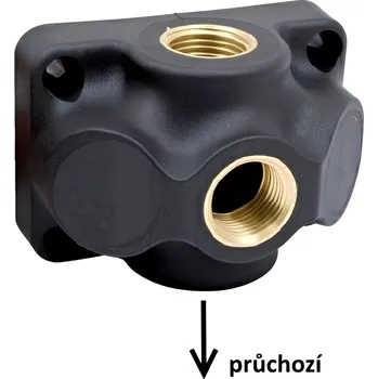 Vodovodní potrubí TECTITE Průchozí krabice pro rozvod vzduchu 2 x G1/2" - G1/2"