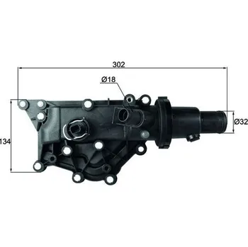Automobilové těsnění Termostat, chladivo MAHLE TH 59 89